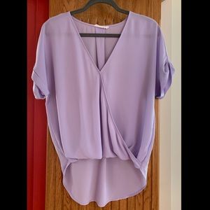 Boutique women’s purple top